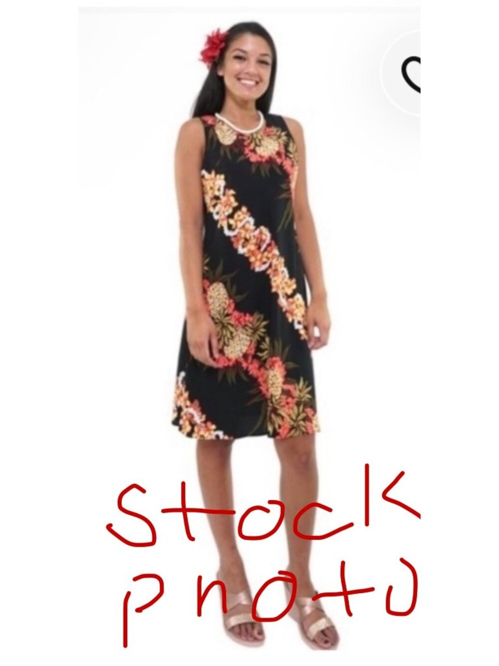 Hilo Hattie Women’s Hawaiian Floral Dress Size small. Hawaii Tropical Luau